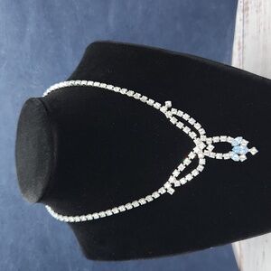 Vintage 1950s Rhinestone Mid Century‎ Necklace